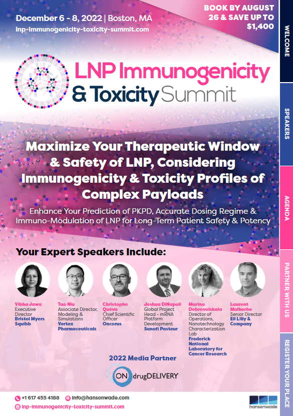 Full Event Guide - Lipid Nanoparticles Immunogenicity & Toxicity