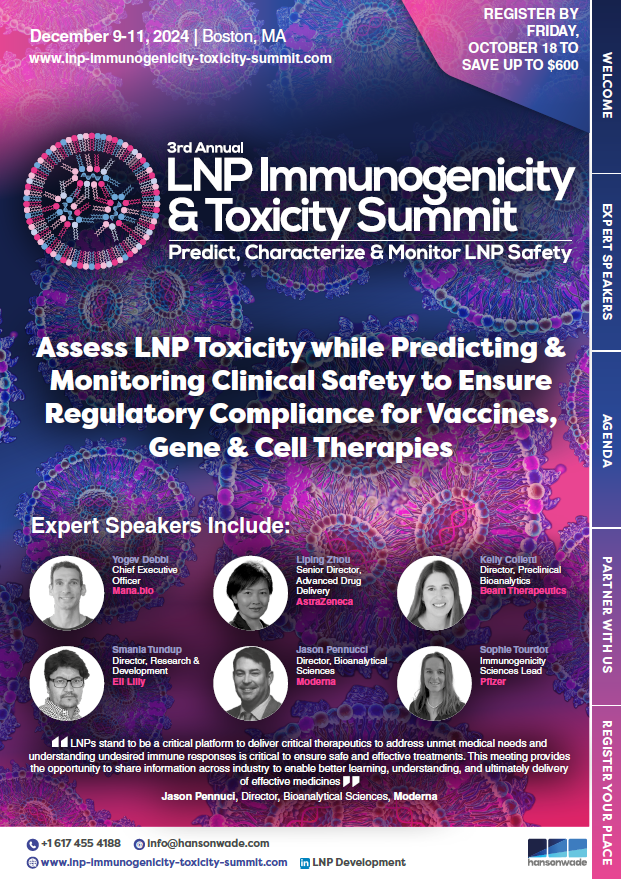 LNP Immunogenicity & Toxicity Summit